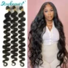 Rosabeauty – tissage en lot brésilien Remy 100% naturel Body Wave 28 30 32 40 pouces, Extensions de cheveux 2 3 4, offres de trame