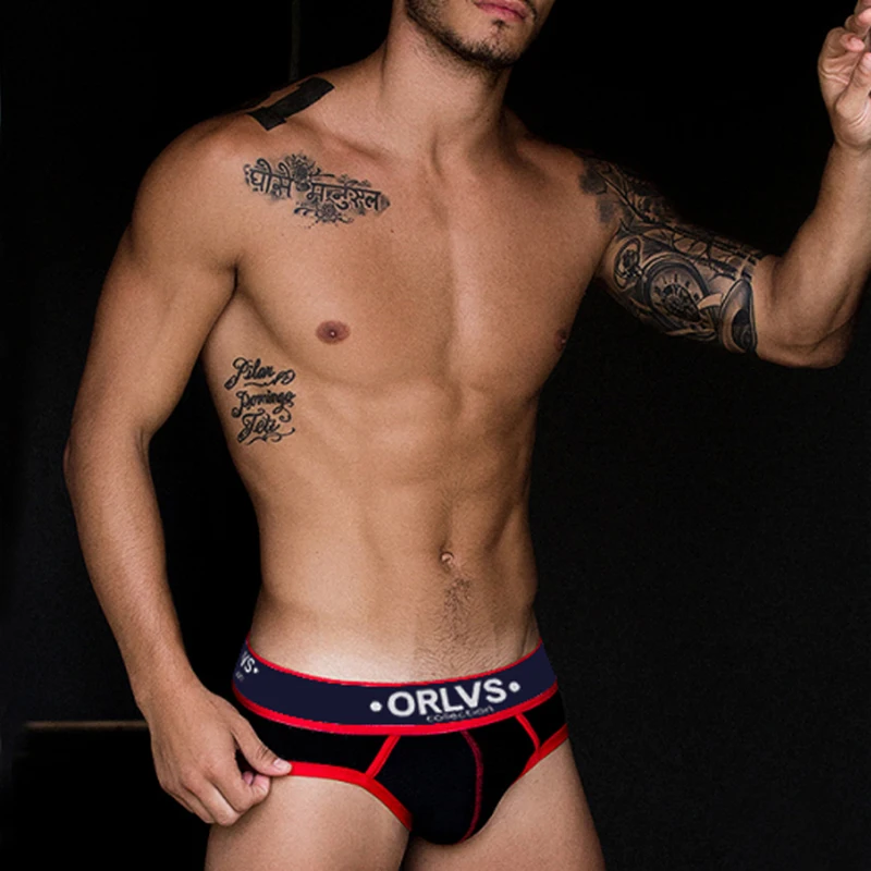 Solid Sexy Mens Briefs Underwear Cotton Pouch Panties Male Underpants Breathable Vetement Homme Cuecas Gay Jockstrap Thongss