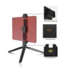 Trépied universel multifonctionnel pour téléphone portable avec adaptateur à vis 1/4, clip pour tablette, support pour téléphone portable, évolutif bidirectionnel