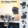Universal Car Phone Holder 360° Rotatable Dashboard Mobile Cell Support Bracket with Number Plate for iPhone Rack Hanger Stands
